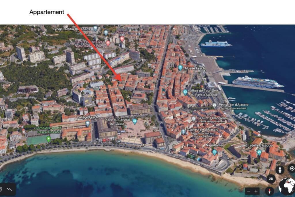 Appartement Plein De Charme - Ajaccio Hyper Centre ภายนอก รูปภาพ